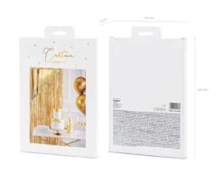 Gouden Deurgordijn 2,5m -Feestspullen Winkel gouden deurgordijn 25m 3