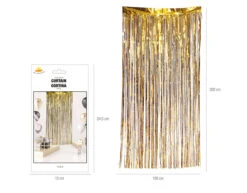 Gouden Deurgordijn 2m