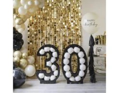 Gouden Deurgordijn 96cm -Feestspullen Winkel gouden deurgordijn 96cm 3