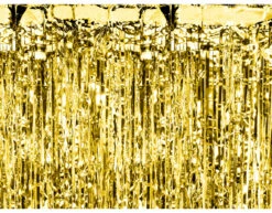 Gouden Deurgordijn Metallic 2,5m