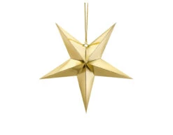 Gouden Lampion Ster 45cm
