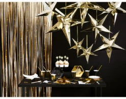 Gouden Lampion Ster 45cm -Feestspullen Winkel gouden lampion ster 45cm 7