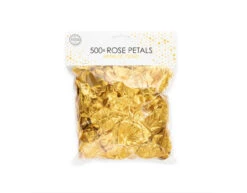 Gouden Rozenblaadjes Metalic 500st