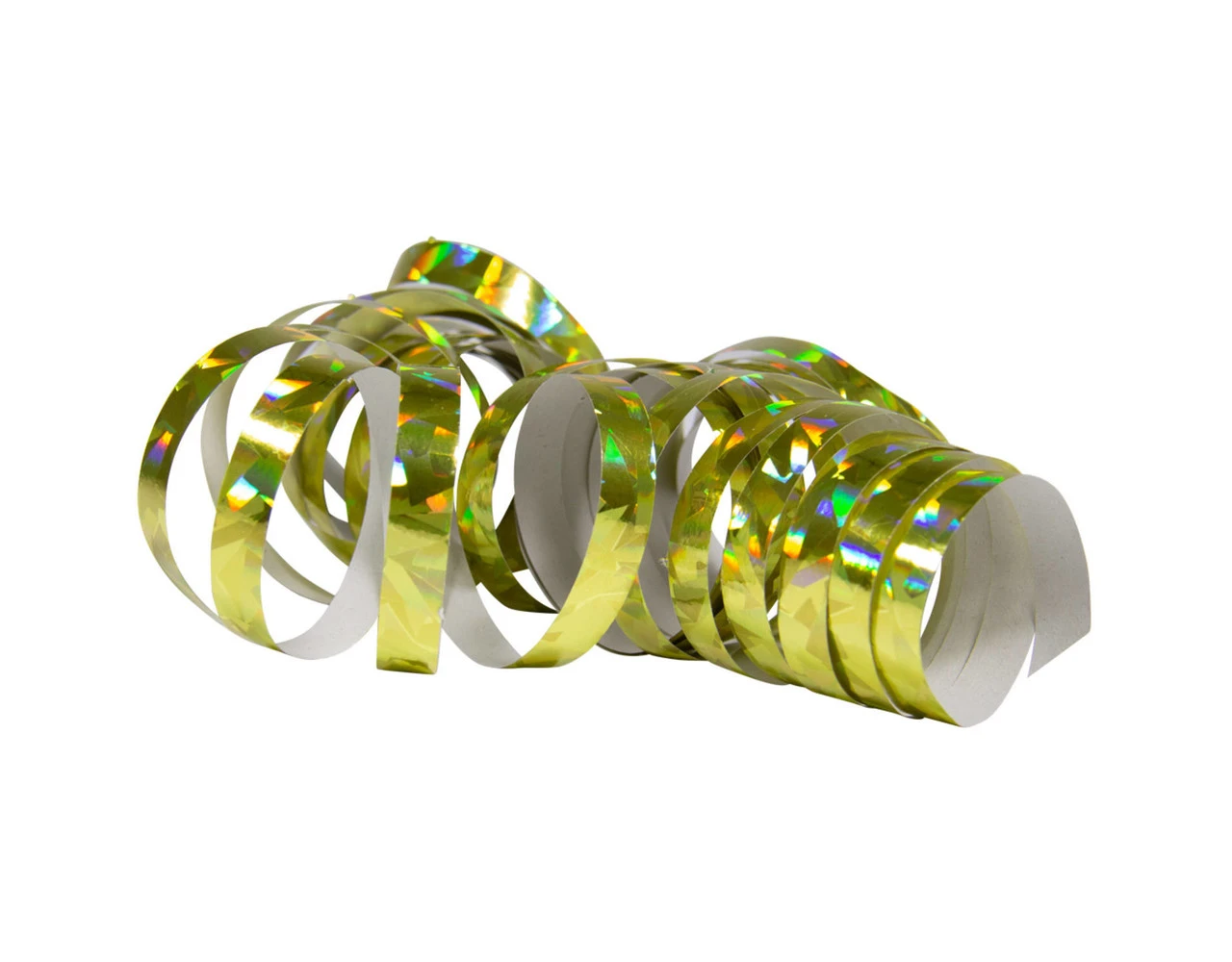 Gouden Serpentines Holografisch 4m 18 Ringen 2st 2 Gouden Serpentines Holografisch 4m 18 Ringen 2st - Afbeelding 2