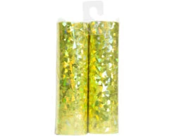 Gouden Serpentines Holografisch 4m 18 Ringen 2st