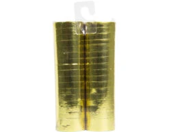 Gouden Serpentines Metallic 4m 18 Ringen 2st