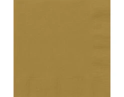Gouden Servetten 2 Laags 33cm 20st