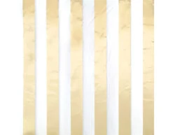 Gouden Servetten Gestreept 33cm 16st