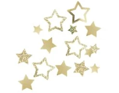 Gouden Tafelconfetti Sterren 19gr