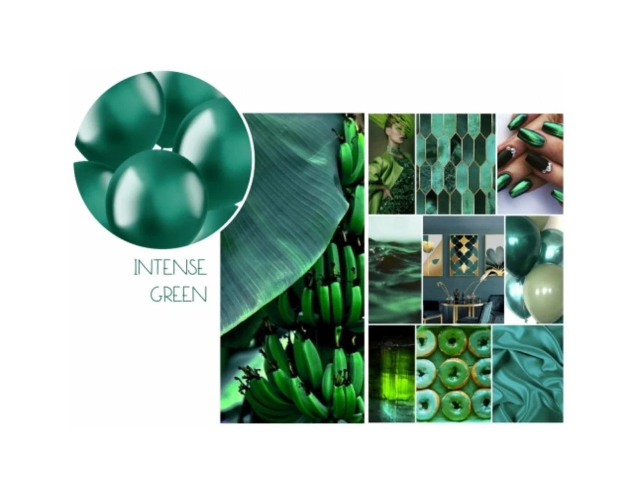 Groene Ballonnen Chroom 48cm 5st 2 Groene Ballonnen Chroom 48cm 5st - Afbeelding 2