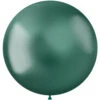 Groene Ballonnen Chroom 48cm 5st