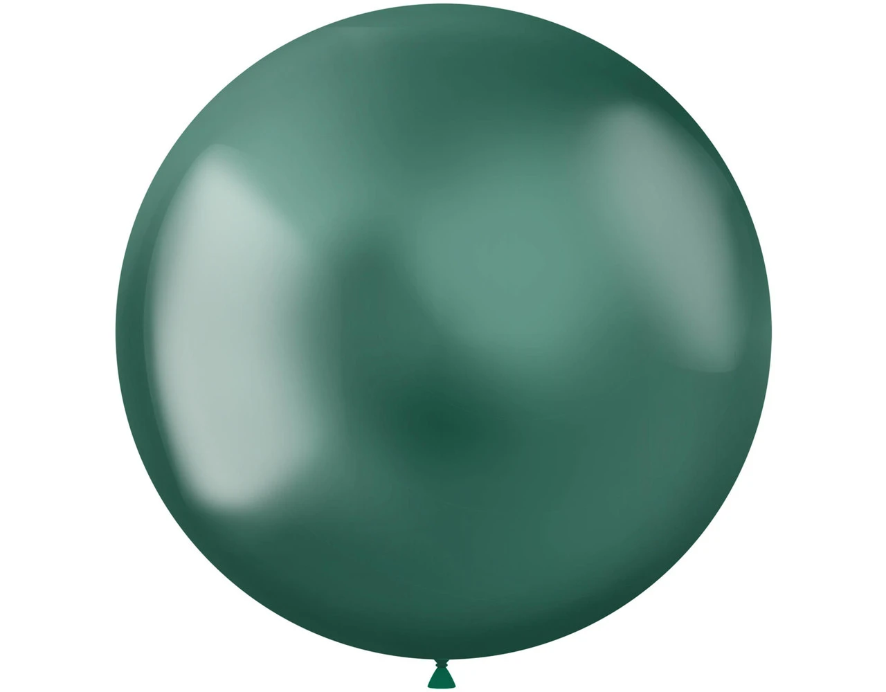 Groene Ballonnen Chroom 48cm 5st 1 Groene Ballonnen Chroom 48cm 5st