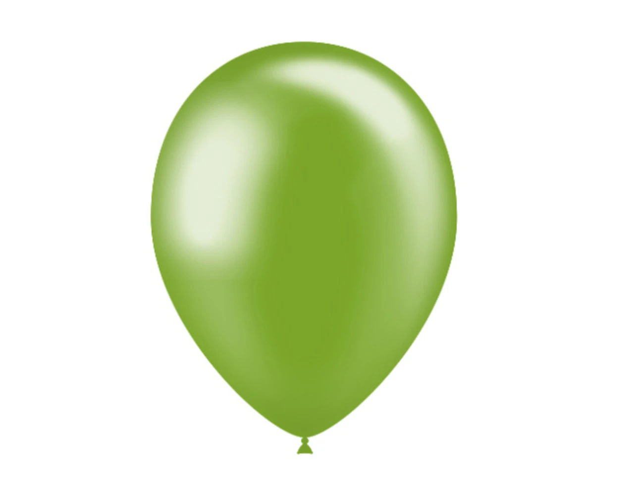 Groene Ballonnen Metallic 25cm 10st 1 Groene Ballonnen Metallic 25cm 10st