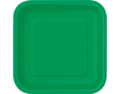 Groene Borden Vierkant 17,5cm 16st