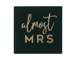 Groene Gastenboek Velvet 21cm