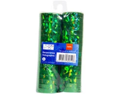 Groene Serpentines Holografisch 4m 18 Ringen 2st -Feestspullen Winkel groene serpentines holografisch 4m 18 ringen 2st 2