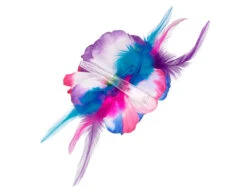 Haarbloem Hawaii Deluxe 15cm -Feestspullen Winkel haarbloem hawaii deluxe 15cm 2