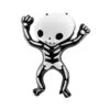 Halloween Helium Ballon Skelet 1m