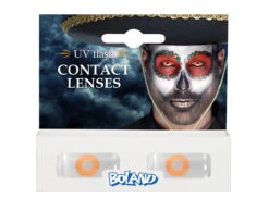 Halloween Maandlenzen Uv Flash Oranje -Feestspullen Winkel halloween maandlenzen uv flash oranje 3