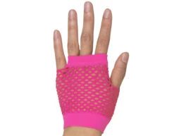 Handschoenen Visnet Neon Roze -Feestspullen Winkel handschoenen visnet neon roze 2