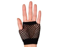 Handschoenen Visnet Zwart Kort -Feestspullen Winkel handschoenen visnet zwart kort 3