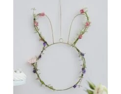 Hangdecoratie Konijn Metaal 32cm -Feestspullen Winkel hangdecoratie konijn metaal 32cm 2