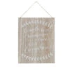 Hangdecoratie Tekstbord Hout 20cm