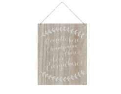 Hangdecoratie Tekstbord Hout 20cm