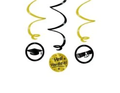 Hangdecoratie You Did It 14cm 3st