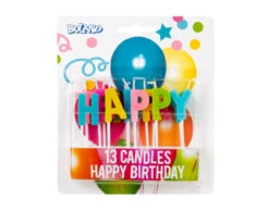 Happy Birthday Kaarsen 13st -Feestspullen Winkel happy birthday kaarsen 13st 9