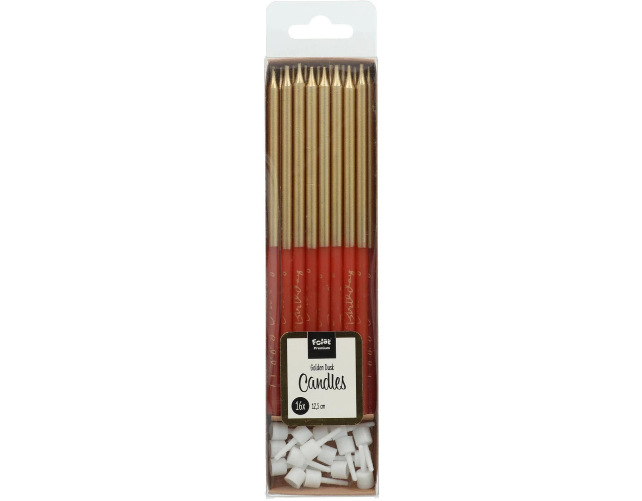 Happy Birthday Kaarsen Golden Dusk 12,5cm 16st 2 Happy Birthday Kaarsen Golden Dusk 12,5cm 16st - Afbeelding 2