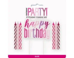 Happy Birthday Kaarsen Set Glitter 13 Delig -Feestspullen Winkel happy birthday kaarsen set glitter 13 delig 2