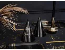 Happy New Year Feesthoedjes 16cm 6st -Feestspullen Winkel happy new year feesthoedjes 16cm 6st 3