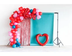 Hart Folie Ballon 80cm -Feestspullen Winkel hart folie ballon 80cm 3