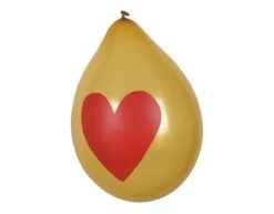 Hartjes Ballonnen 25cm 6st -Feestspullen Winkel hartjes ballonnen 25cm 6st 2