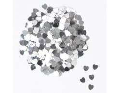 Hartjes Confetti Zilver 14g