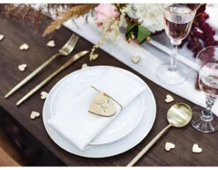 Hartjes Hangers Hout 6cm 10st -Feestspullen Winkel hartjes hangers hout 6cm 10st 2