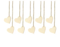 Hartjes Hangers Hout 6cm 10st