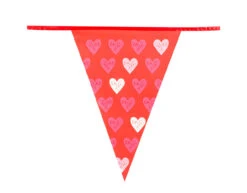Hartjes Vlaggenlijn 6m -Feestspullen Winkel hartjes vlaggenlijn 6m 2