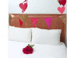 Hartjes Vlaggenlijn 6m -Feestspullen Winkel hartjes vlaggenlijn 6m 7