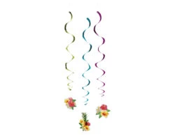 Hawaii Hangdecoratie 60cm 3st