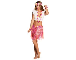 Hawaii Rokje Set 5 Delig -Feestspullen Winkel hawaii rokje set 5 delig 5