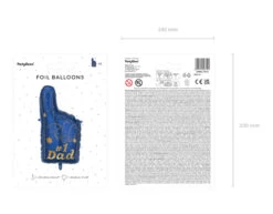 Helium Ballon #1 Dad Leeg 86,5cm -Feestspullen Winkel helium ballon 1 dad leeg 865cm 5