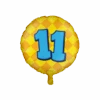 Helium Ballon 11 Jaar Gekleurd Leeg 46cm