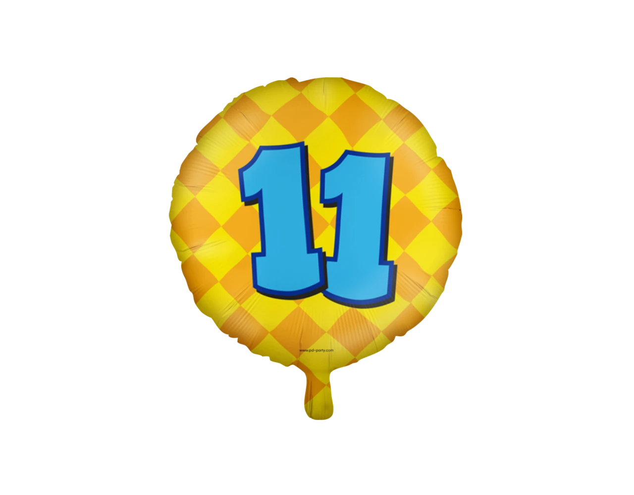 Helium Ballon 11 Jaar Gekleurd Leeg 46cm 1 Helium Ballon 11 Jaar Gekleurd Leeg 46cm