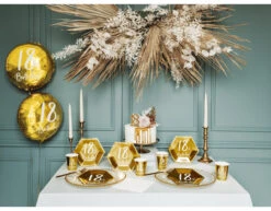 Helium Ballon 18Th Birthday Goud Leeg 45cm -Feestspullen Winkel helium ballon 18th birthday goud leeg 45cm 4