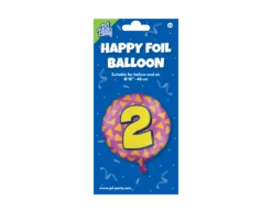 Helium Ballon 2 Jaar Gekleurd Leeg 46cm -Feestspullen Winkel helium ballon 2 jaar gekleurd leeg 46cm 2