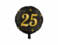 Helium Ballon 25 Jaar Leeg 30cm