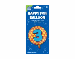Helium Ballon 3 Jaar Gekleurd Leeg 46cm 5 Helium Ballon 3 Jaar Gekleurd Leeg 46cm -Feestspullen Winkel helium ballon 3 jaar gekleurd leeg 46cm 2
