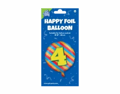 Helium Ballon 4 Jaar Gekleurd Leeg 46cm -Feestspullen Winkel helium ballon 4 jaar gekleurd leeg 46cm 2